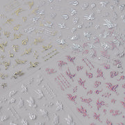 365nails : « Phénix holographique et chaîne » – Autocollants nail art