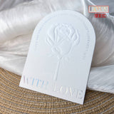 Embossed Gold Cotton Display Cards for Press On Nails (MOQ=50)