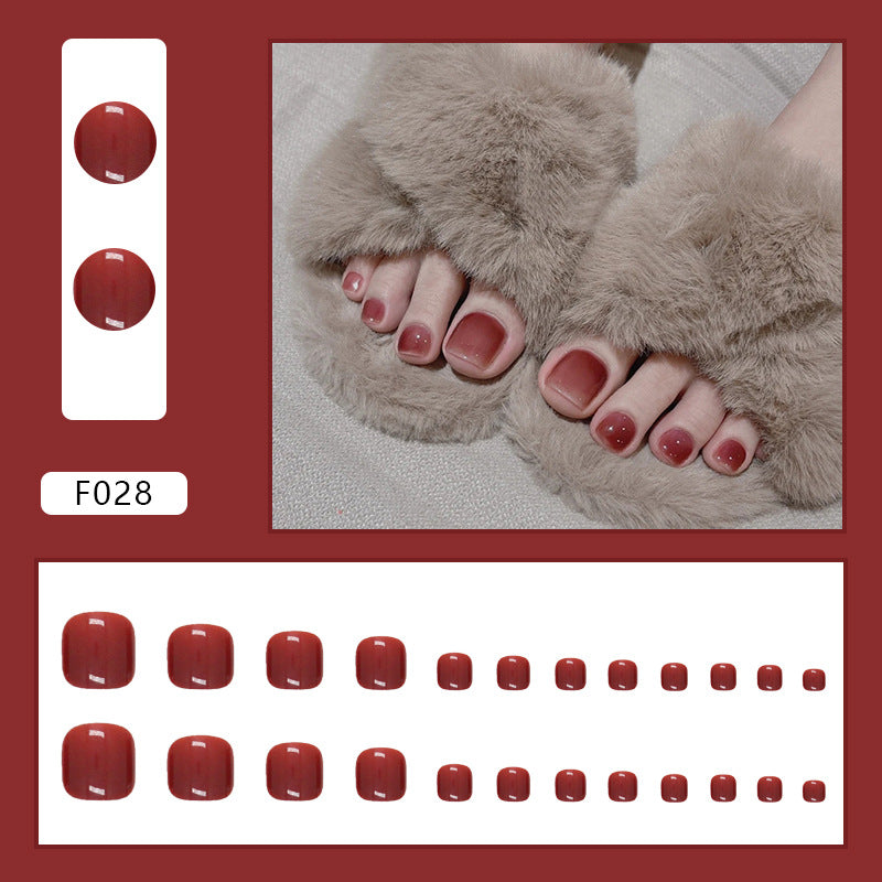 Unhas postiças com acabamento em unhas postiças Unhas postiças removíveis com acabamento em unhas postiças dos pés Unhas dos pés ｜365nails