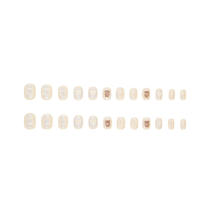 Kids nails  love bow  24 pieces｜365nails