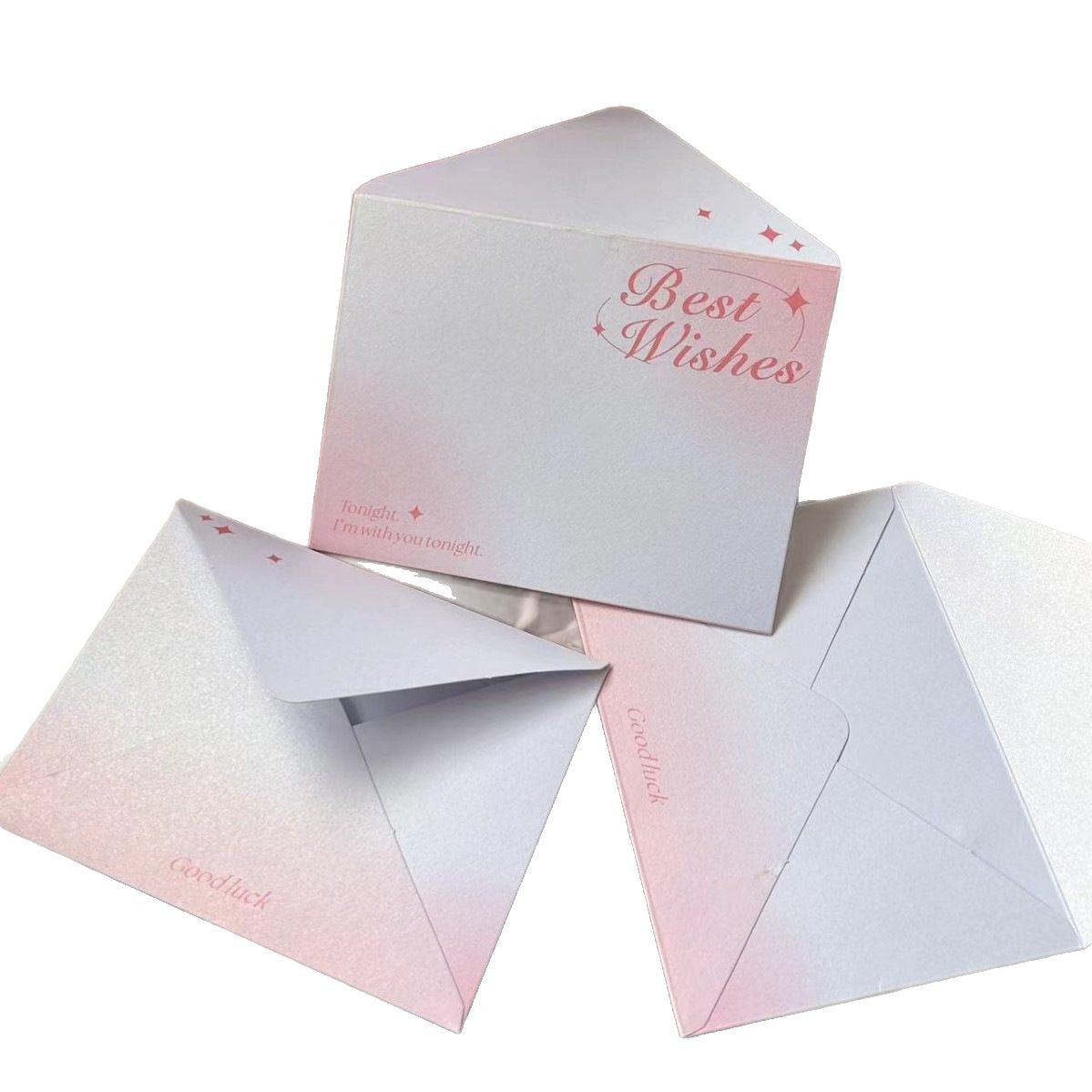 Luxury Pearlescent Envelope with Foil Stamping – Elegant Shiny Paper Envelope for Gifts and Letters