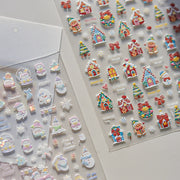 Snowy Friends – Winter Nail Art Accent Set