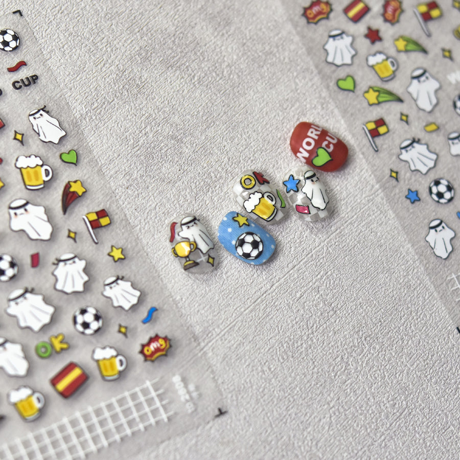 World Cup Fan Gear – Sporty Nail Art Set