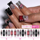 New duck bill nail wearing candy color lollipop duck bill shape  foreign trade hot nail press on nails