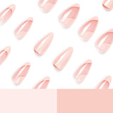 Manicure vestível Manicure vestível Atacado, adesivo de unha rosa francesa Pedaço de unha removível Pedaço de unha｜365 unhas