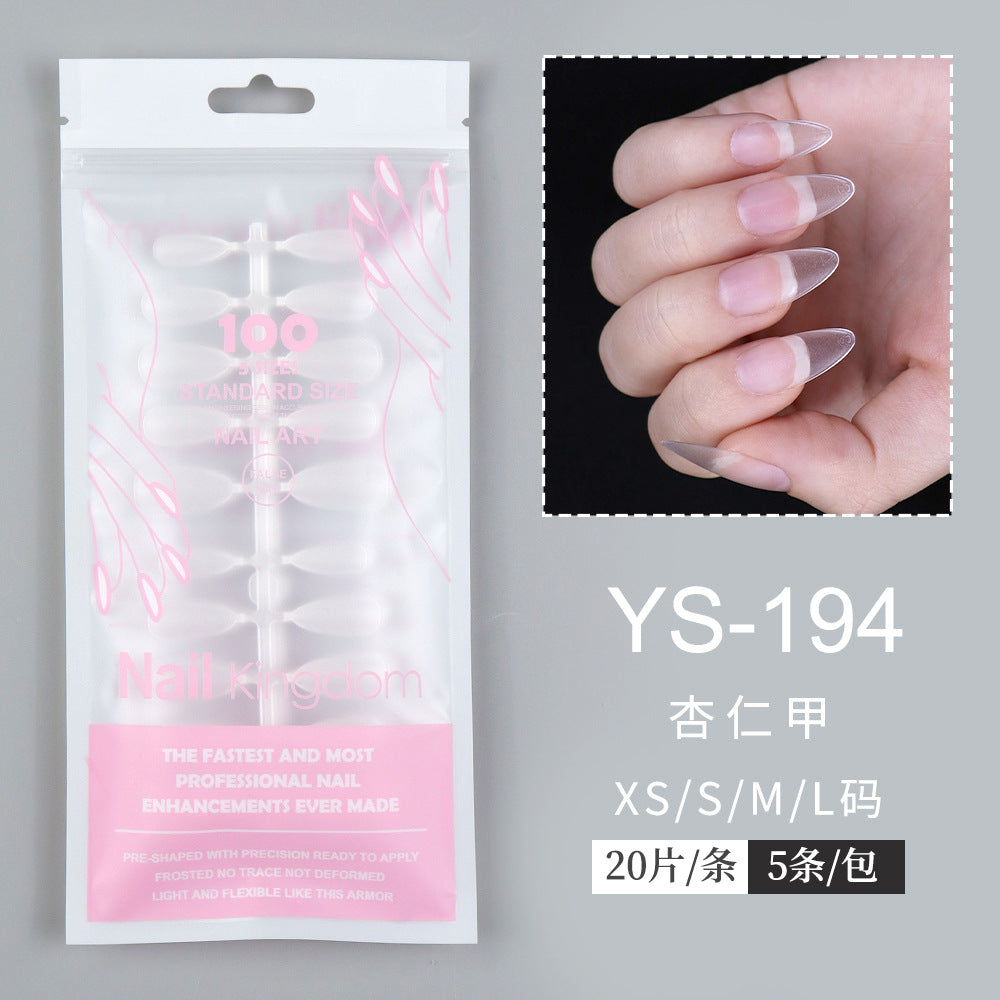 365nails 100PCS Matte Nail Tips | 10 Shapes XS/S/M/L Sizes for Press-On Customization