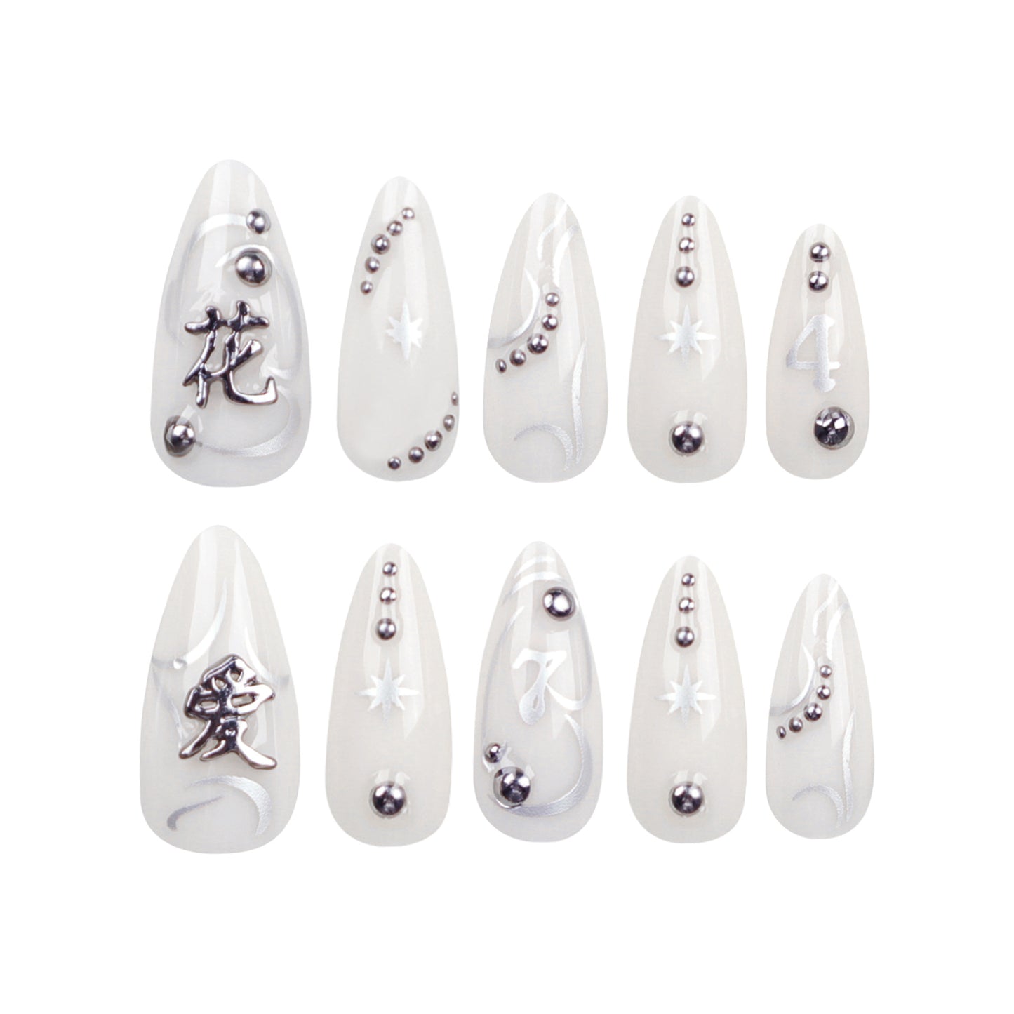 pedaço de unha especial adesivo de unha vestível pedaço de unha vestível pedaço de unha removível unha falsa｜365nails