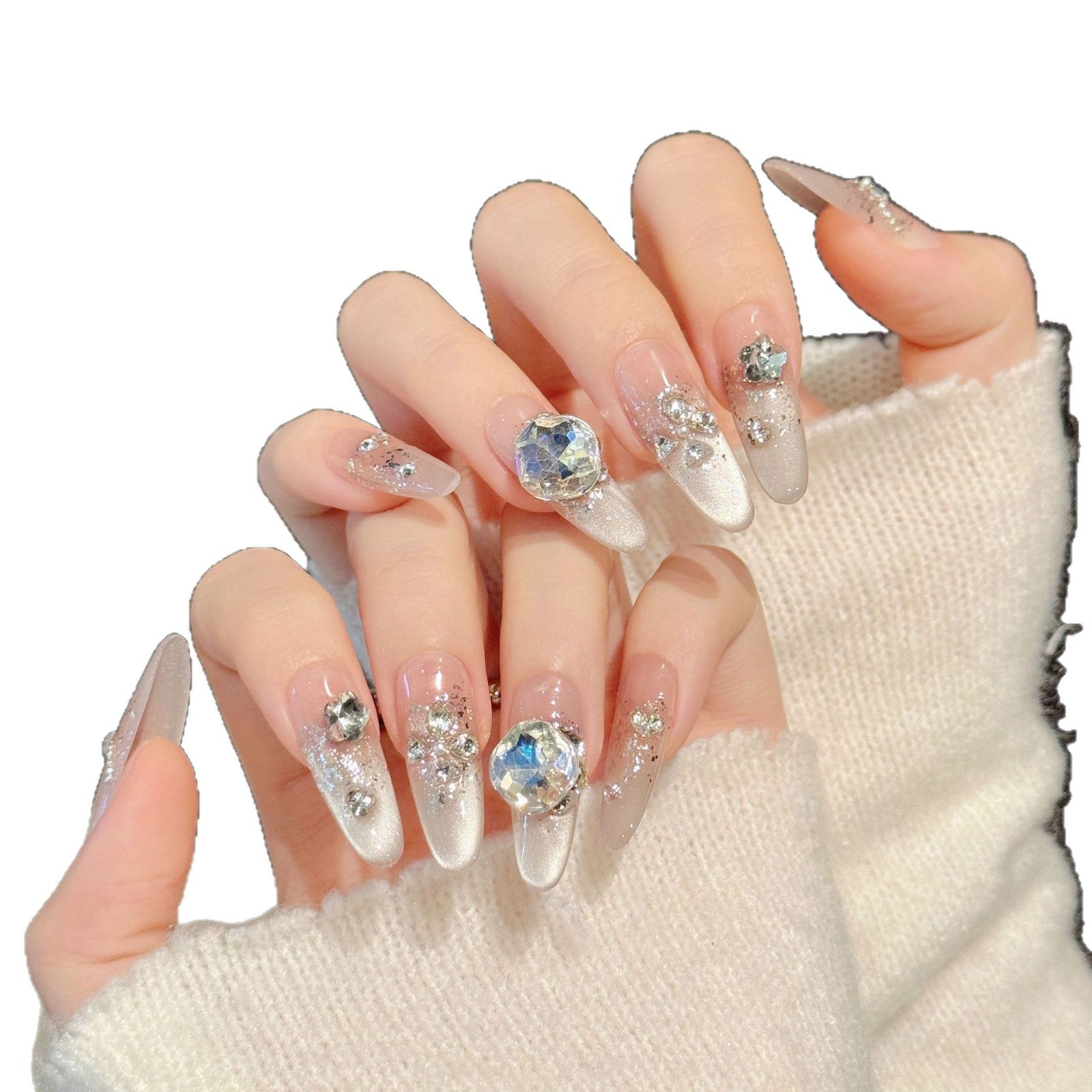 Crystal Nude Sparkle Luxe Nail Collection