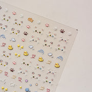 365nails: "Cute Cat Expression" – nail art stickers