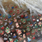 365nails: "Cute Christmas Bear" – nail art stickers