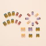 Unhas infantis Short Smudge Nail Art 30 comprimidos ｜ 365nails