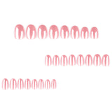 Pink Chrome Mirror Shine Press-On Nails