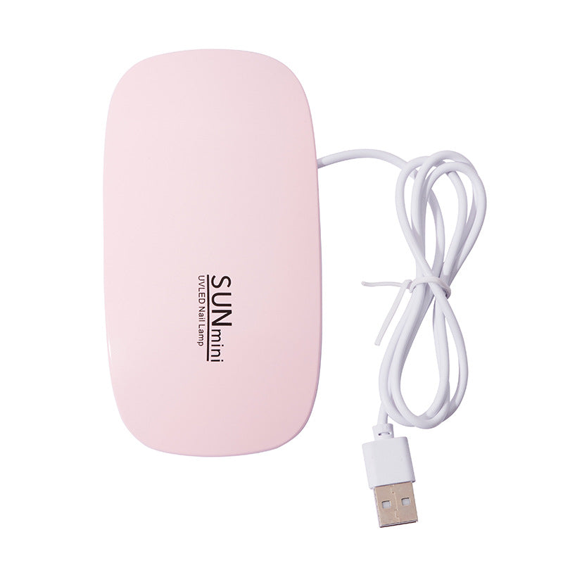 Lâmpada LED de Unha Portátil Personalizada | Suporte Dobrável | Alimentação USB | Temporizador 30/60s | Cura Rápida Leve (Multicores)