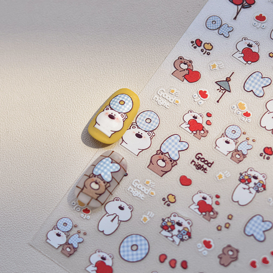 365nails: "Miiiichan Cute Animal Friends" – nail art stickers