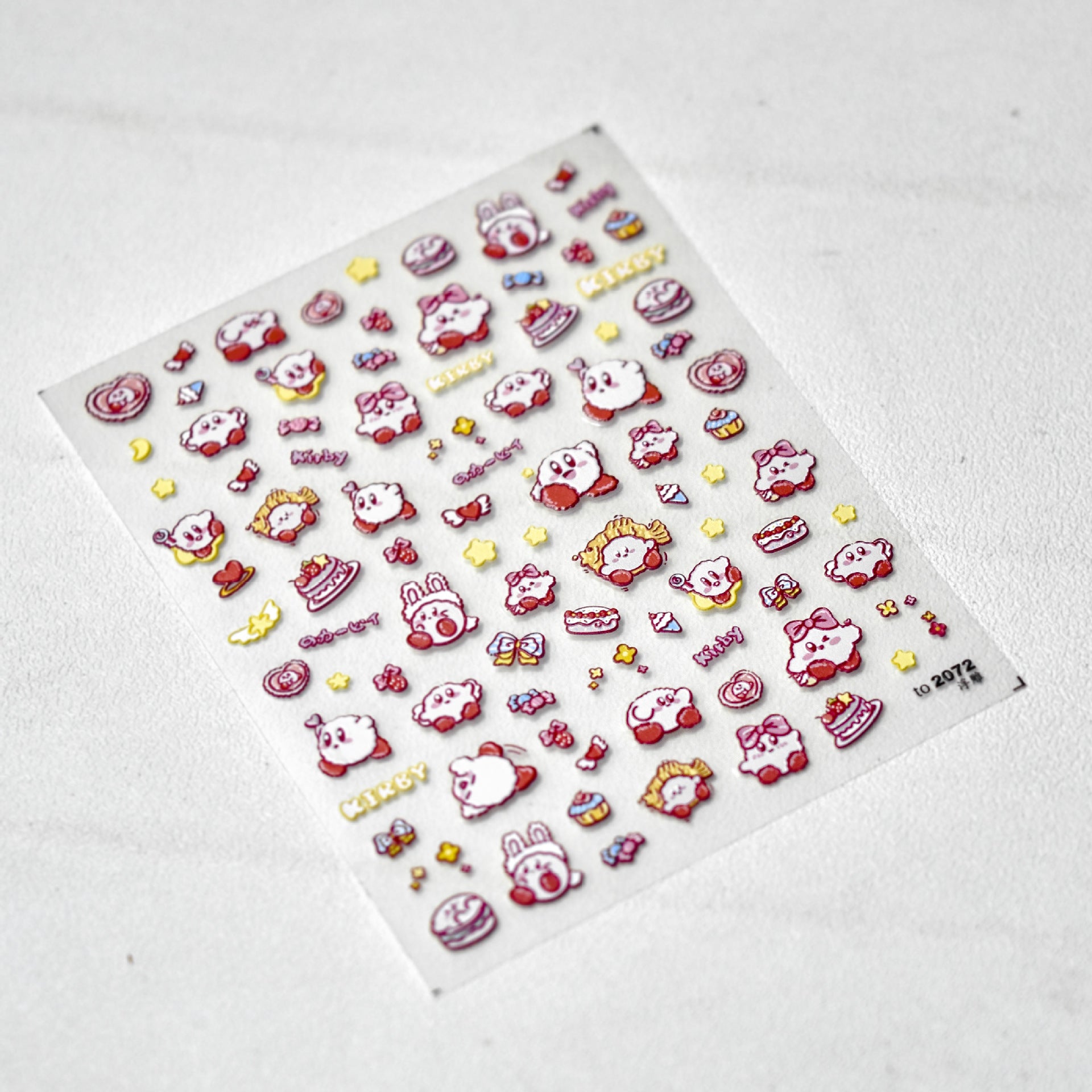 365nails: "Kirby kawaii friandises" – Autocollants pour ongles