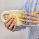 Pure handmade press on nails   nail art fake nails beauty | 365nails