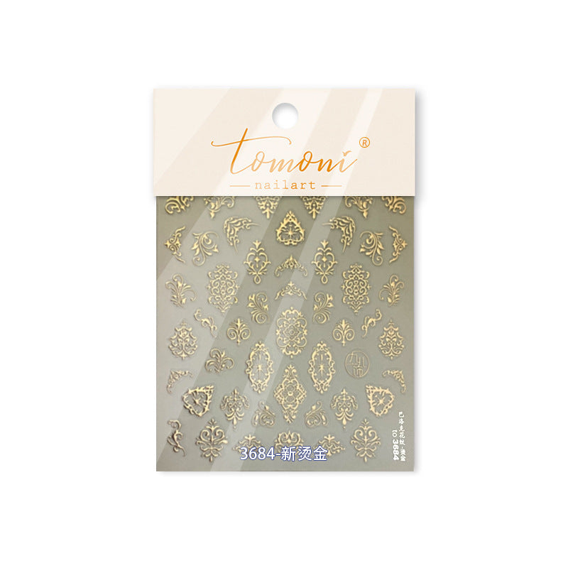 365nails: "Vintage Baroque Lace Filigree" – Nail Art Stickers