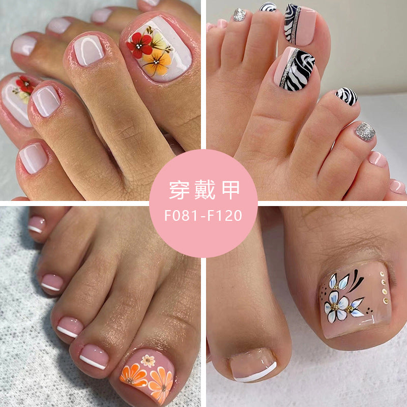 Manicura de flores naturales, lindas y coloridas, para primavera y verano, nuevas uñas postizas, uñas postizas a presión, piezas para uñas, uñas postizas a presión, venta al por mayor | 365nails