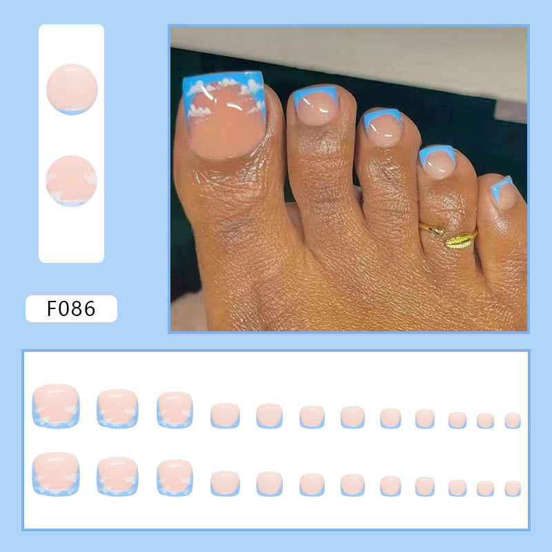 Manicure de flores naturais, fofas e coloridas, primavera e verão, novas unhas postiças, unhas postiças postiças, peças de unhas postiças, atacado de unhas postiças｜365nails