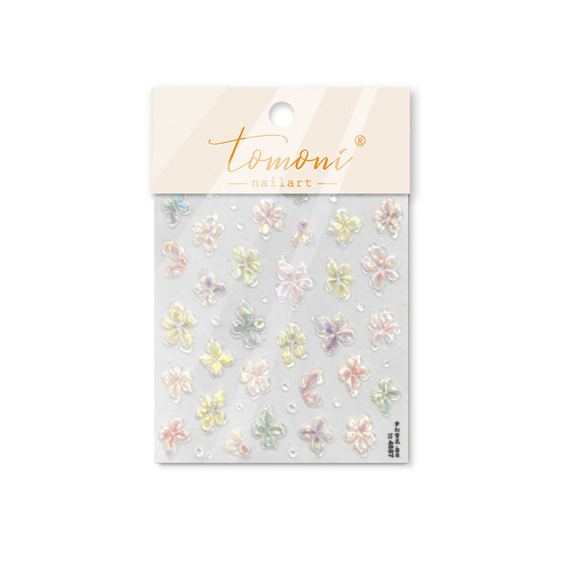365nails: "Holographic Crystal Sakura" – Nail Art Stickers