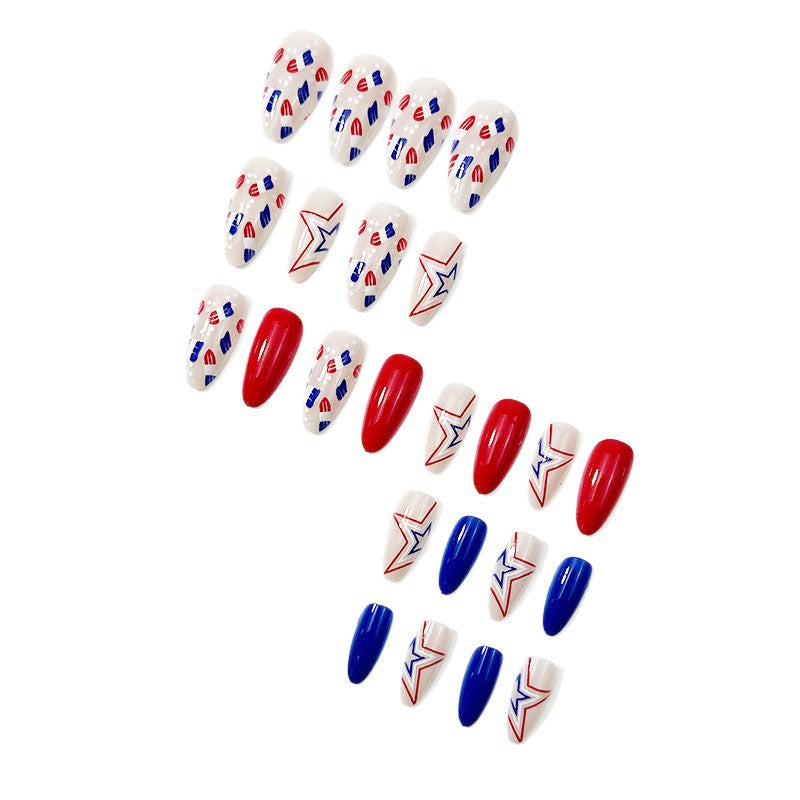 365nails: "Patriotic Stars"