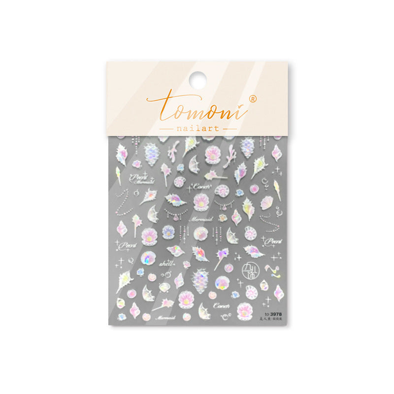 365nails: "Aurora Seashell Cove" – Nail Art Stickers