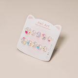 Bursting Butterfly Stars Cute Kids Press On Nails Set