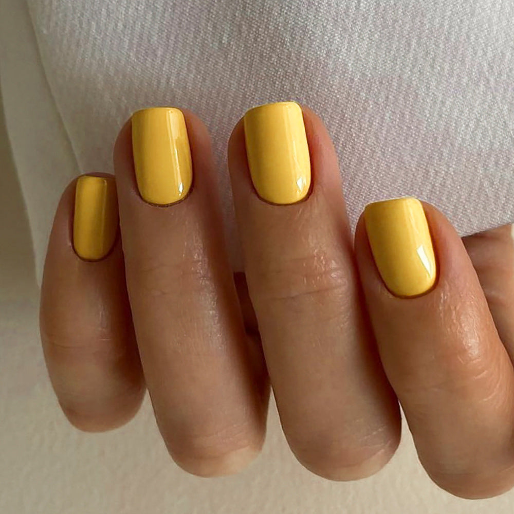 經典純色紅色短款方形穿戴甲 批發｜365nails