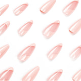 Manicure vestível Manicure vestível Atacado, adesivo de unha rosa francesa Pedaço de unha removível Pedaço de unha｜365 unhas