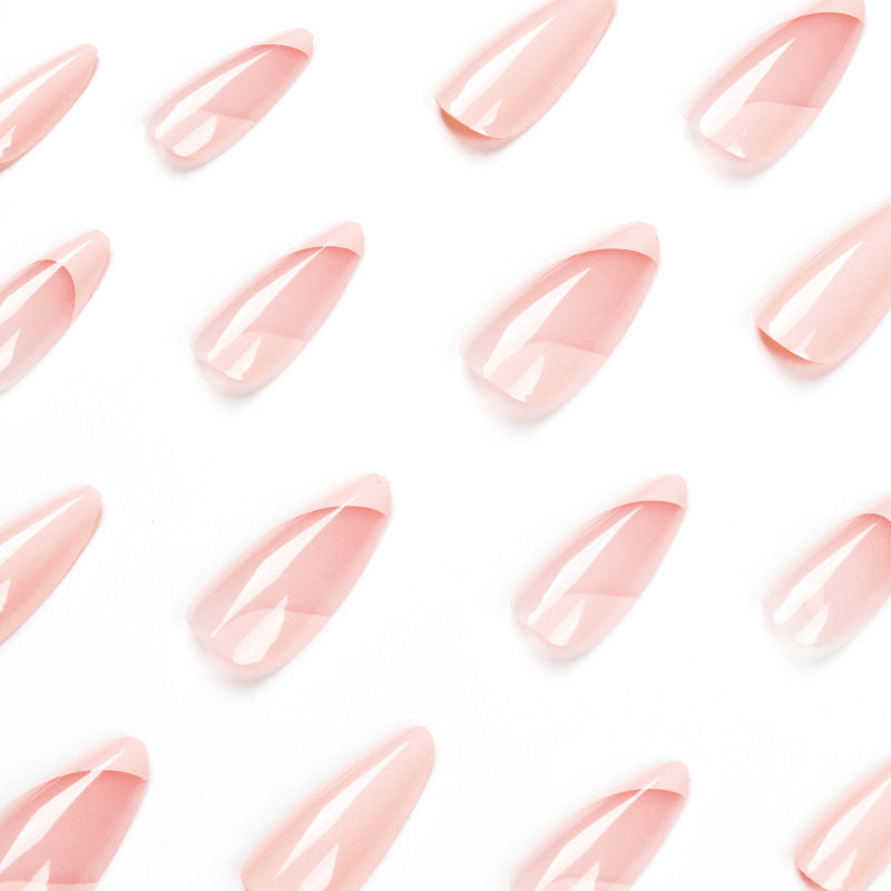 Manicure vestível Manicure vestível Atacado, adesivo de unha rosa francesa Pedaço de unha removível Pedaço de unha｜365 unhas