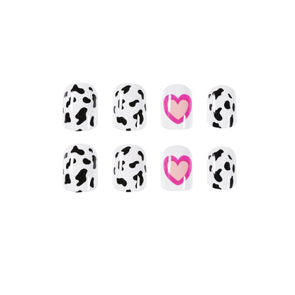 Cow Millennium Soft Girl Wear Nail Art Finished Fake Nail Nail Art Patch Nail Patch Waterproof Removable Nail Patch｜365nails