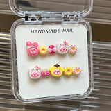 Sweet Cartoon Candy Kids Press On Nails Assorted Set