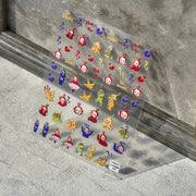 Teletubbies 指甲貼 – 5D 立體壓花 經典卡通套組
