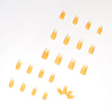 Limonada Verano Uñas postizas terminadas Uñas postizas Uñas postizas Uñas ｜365nails