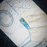 [Cold Rose] Cold Black Rose Four Fingers Quicksand Handmade Nail Wear Aurora Powder French Flow Hemp Nail Art