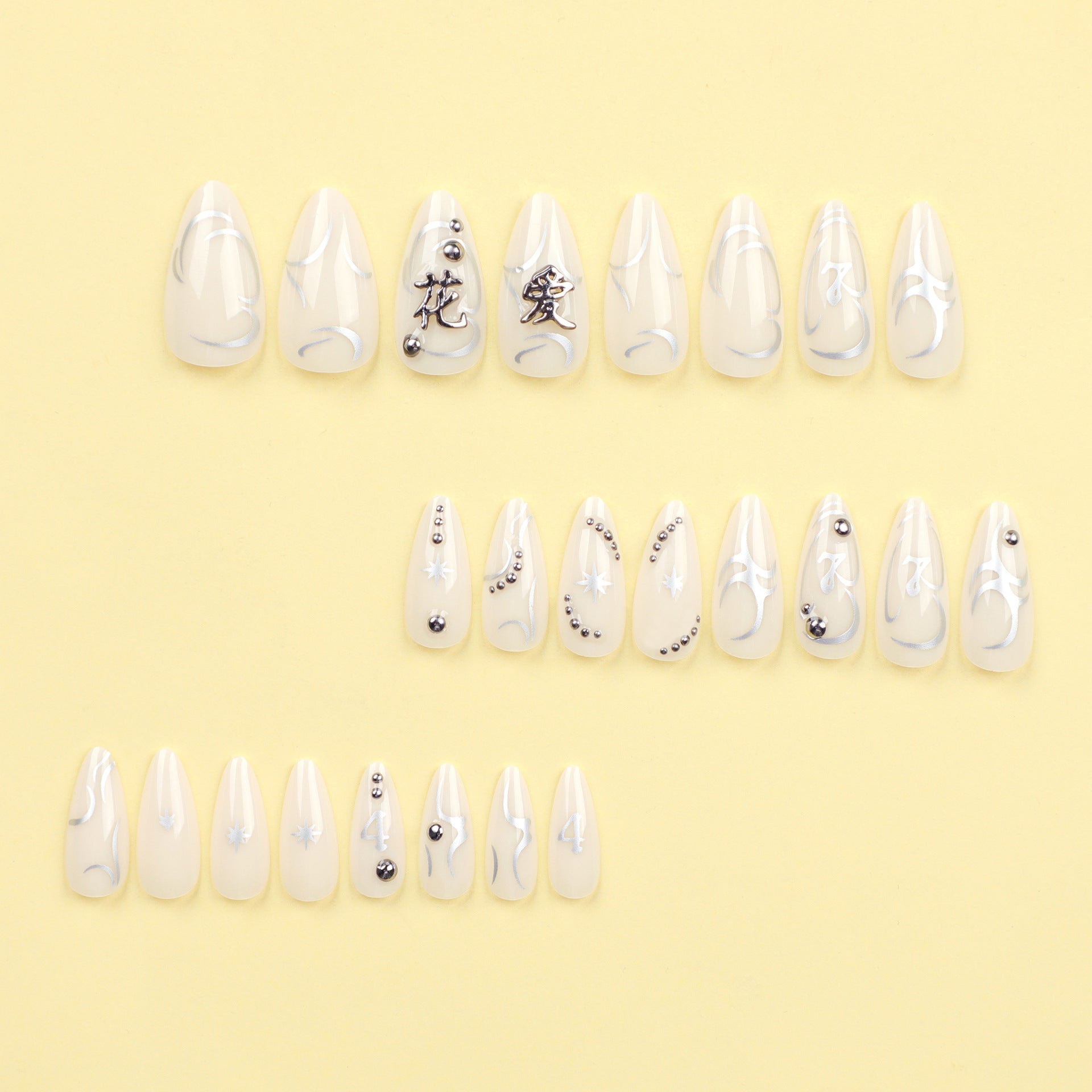 pedaço de unha especial adesivo de unha vestível pedaço de unha vestível pedaço de unha removível unha falsa｜365nails