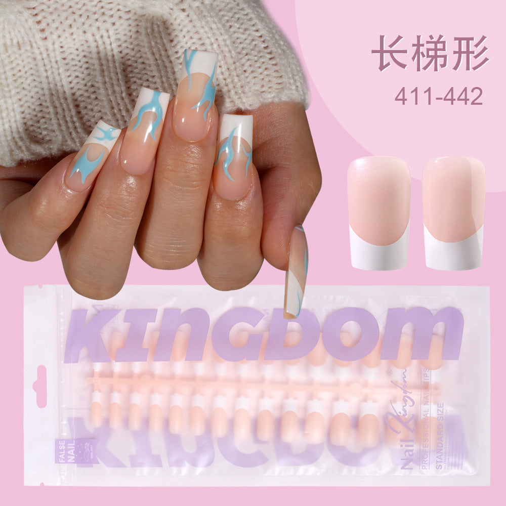 Everyday 系列 — 柔和裸色法式穿戴甲