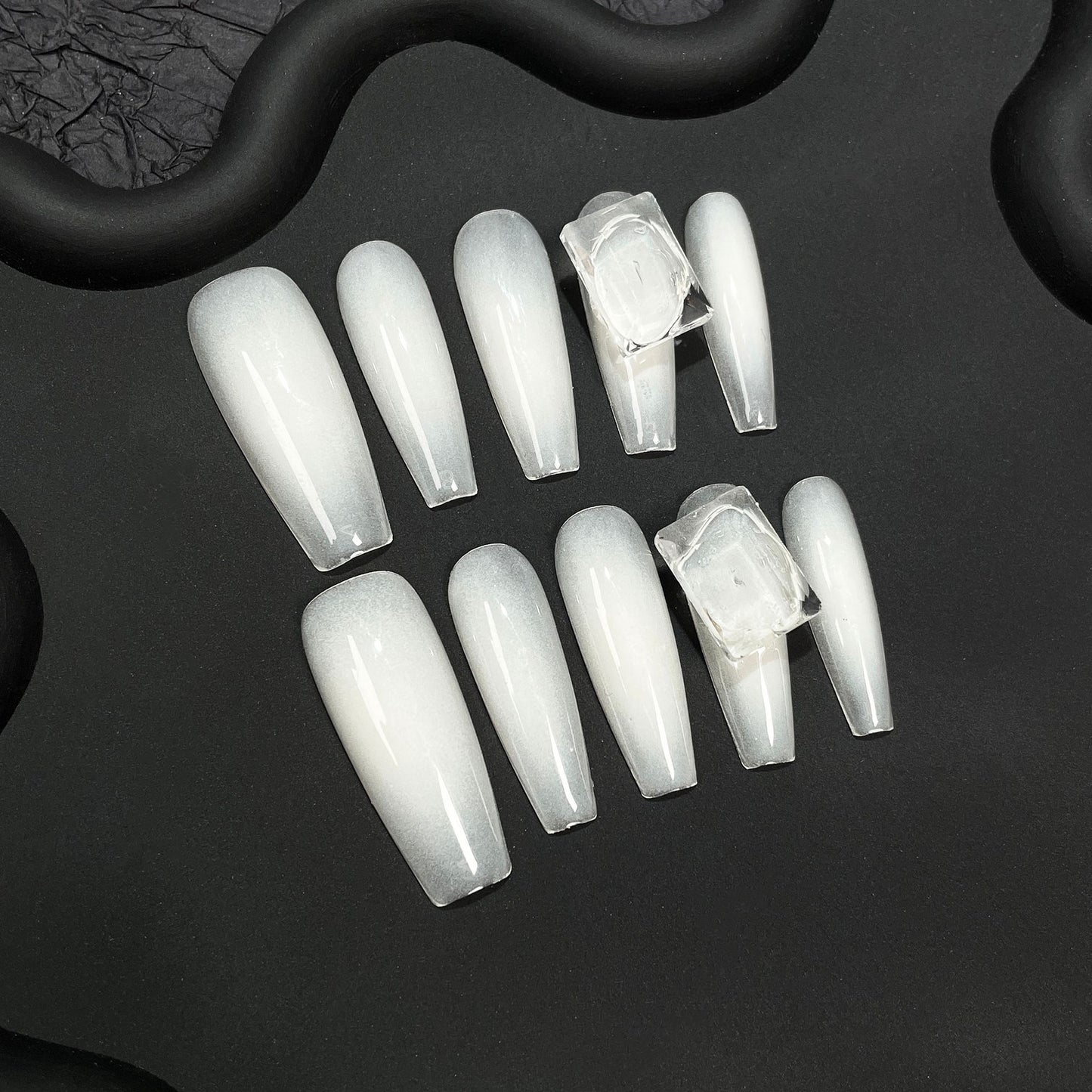 Pistola de spray para unhas feitas à mão, blush, atmosfera, temperamento, linda mulher, manicure longa, simples, doce, adesivo ｜365nails