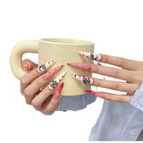 Pure handmade press on nails   nail art fake nails beauty | 365nails