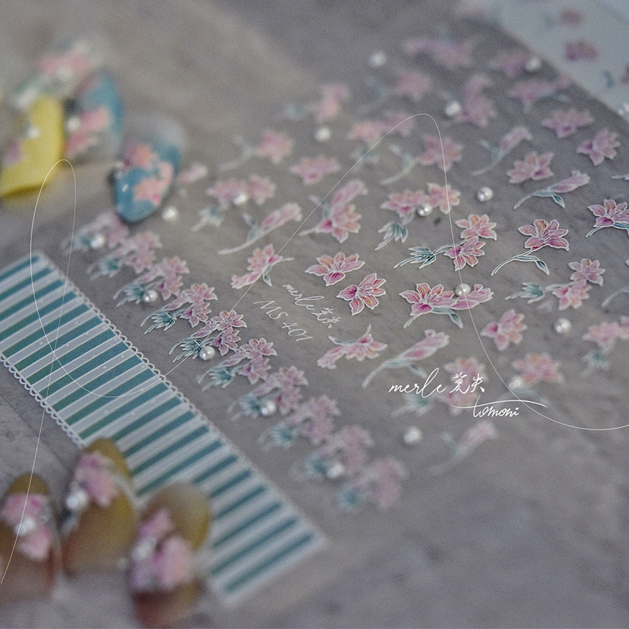 365nails: 幻彩水晶蓮花池 – 美甲貼紙