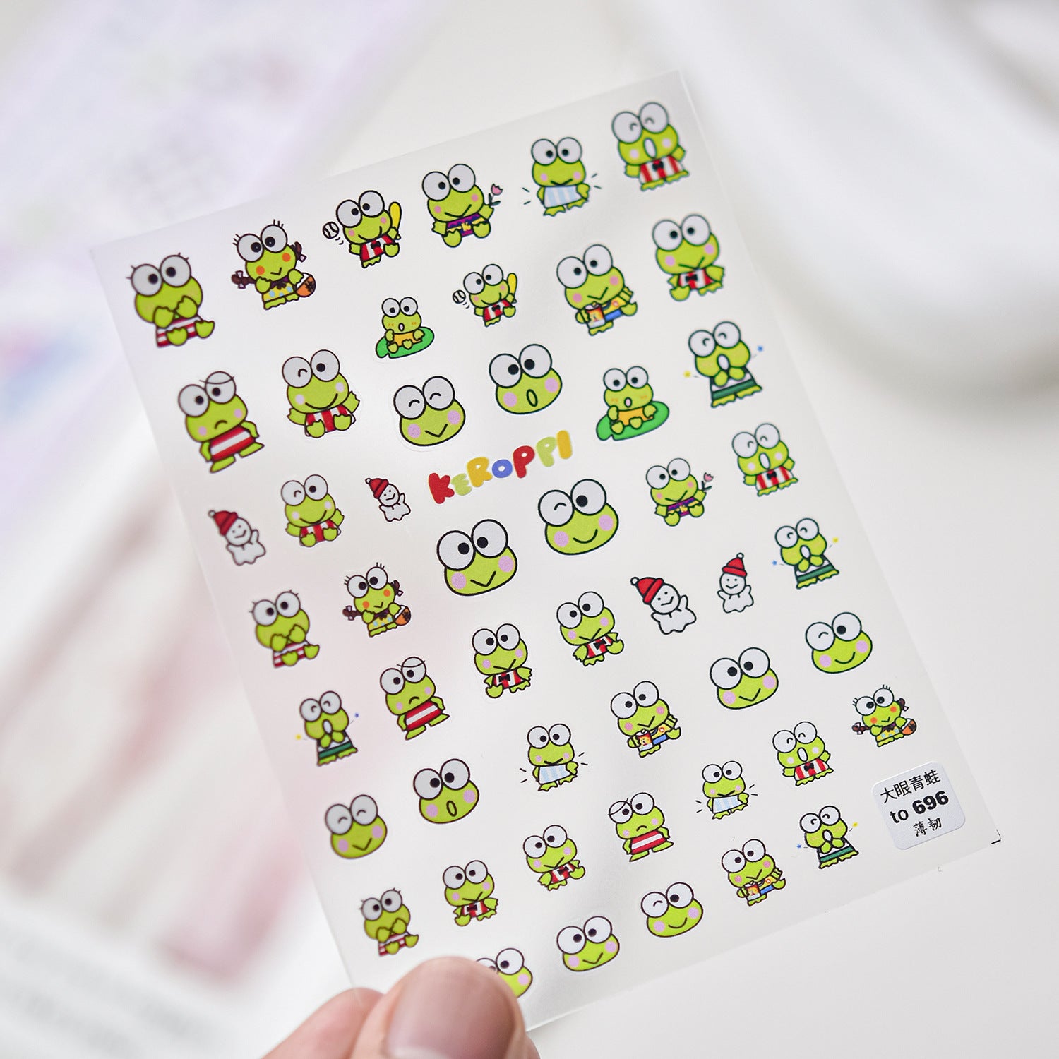 Luxury Teddy Bear: "Big Head Teddy" – 3D Embossed Nail Sticker