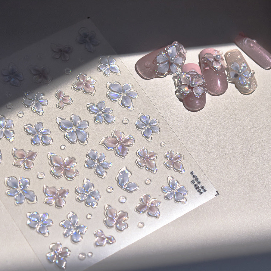 Holographic Crystal Flower – Dreamy Fairy Nail Art Set