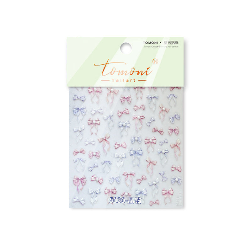 365nails: 크리스탈 리본 – 네일 아트 스티커