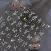 365nails: "Iridescent Crystal Butterfly" – nail art stickers