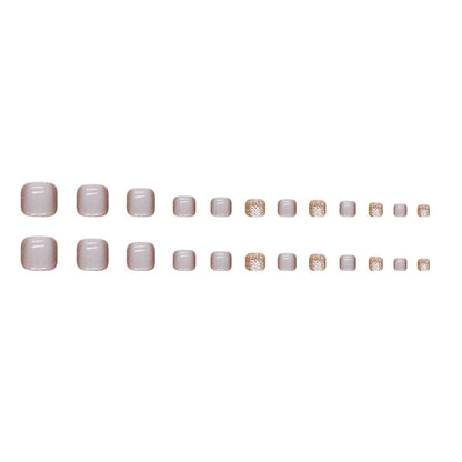 White cat eye  live broadcast  removable glitter nail art sheet Ice penetrating nail sheet Press-on toenails nail sheet｜365nails