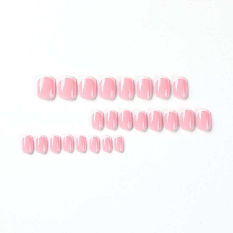 簡約短款半貼式穿戴甲 甲片 批發｜365nails