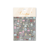 Cute Teddy & Puppy Nail Stickers – Kawaii Collection