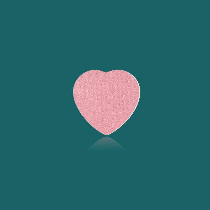 Double-sided heart-shaped manicure strip, special tool for polishing manicure