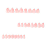 Minimalist classic French white edge manicure short almond nail  hot-selling   nail wholesale｜365nails