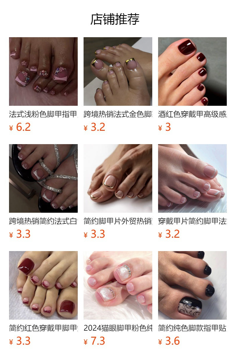 Cracked wearable toe nail chips full of diamonds and sparkling toe nail chips